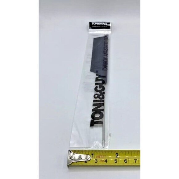 Toni & Guy Carbon Antistatic Barber & Stylist Professional Comb New NIP - Picture 6 of 6
